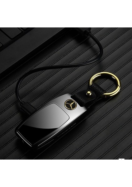 Mercedes Anahtar Görünümlü Lüks USB Çakmak ve Fener fırsatları