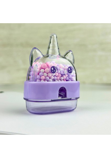 Pastel Renkli Unicorn Boncuklu Hazneli Kalemtıraş – Mikro Kırtasiye Okul Kırtasiye Malzemeleri, Renkli Kalemtraş, Ilkokul Alışveri modelleri