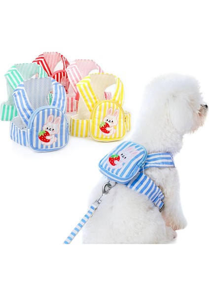 Evcil Hayvan Çantalı Göğüs Gezdirme Tasması Seti