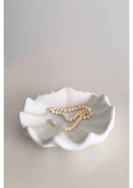 Büyük Boy Midye Deniz Kabuğu Takı Organizeri Dekoratif Beton El Yapımı Takılık fiyatları