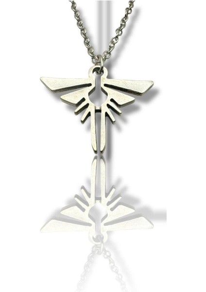The Last Of Us Firefly Sembol Kolye – Metal Zincirli Unisex Oyun Aksesuarı