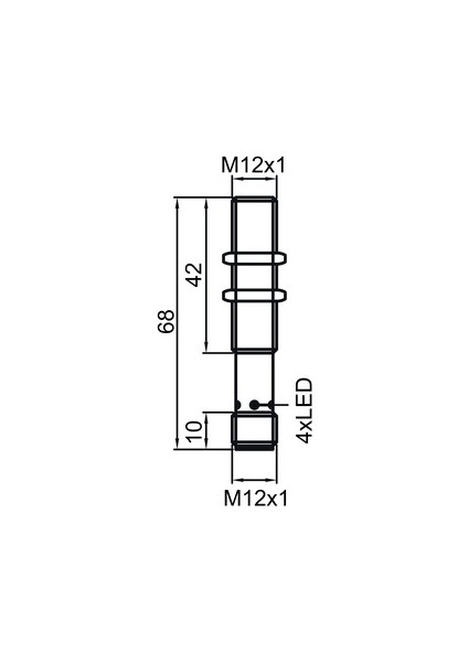 IS112MM/4NO4E0- M12 ENDÜKTIF Sensör fiyatları