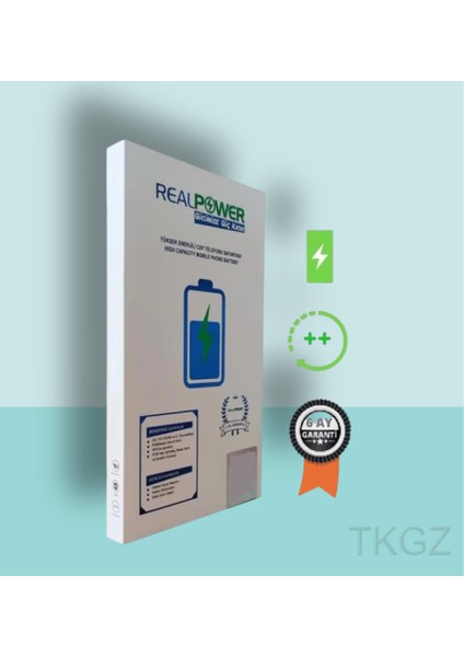 - Samsung Galaxy S23 - Batarya Pil Sıfır Güçlendirilmiş - Realpower