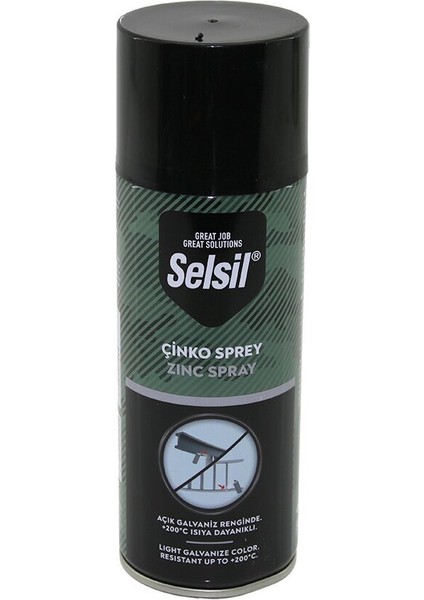 Selsil TAB-442 Çinko=açık Galvaniz Renk Sprey Boya 400ML (3791) fiyatları