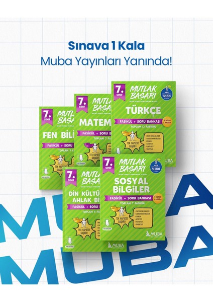 7.sınıf Fasikül + Soru Bankası Full Set.