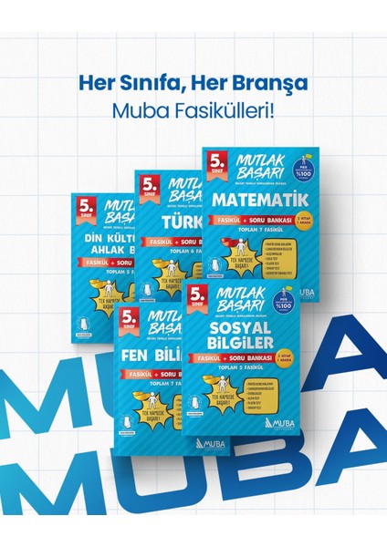 5.sınıf Fasikül + Soru Bankası Full Set.