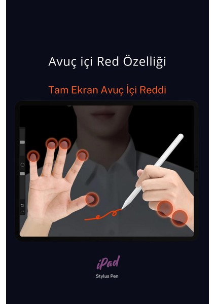 iPad Avuçiçi Algılamayan 1. Nesil Özellikli Elma Tablet Kalemi fiyatları