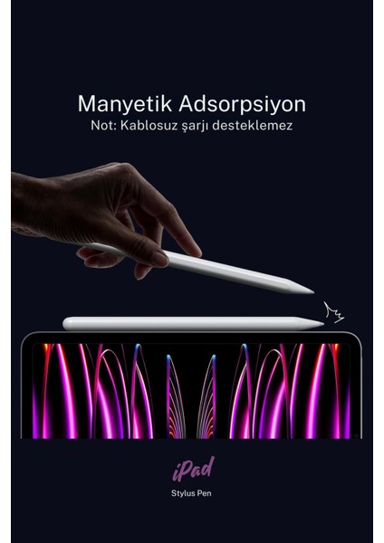 iPad Avuçiçi Algılamayan 1. Nesil Özellikli Elma Tablet Kalemi modelleri