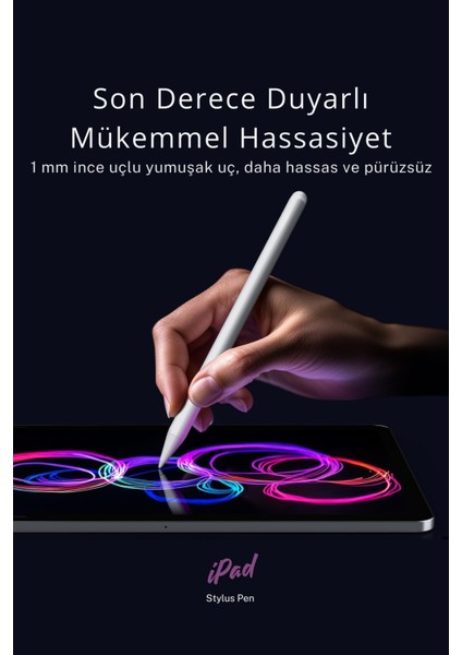 iPad Avuçiçi Algılamayan 1. Nesil Özellikli Elma Tablet Kalemi indirimleri