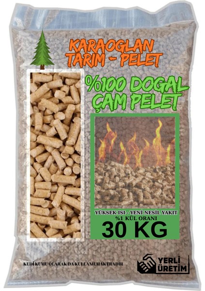 A+ Kalite Tescilli Füze Pelet Soba Yakıtı 40 Litre 20 kg