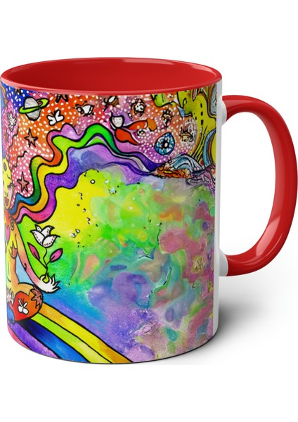 Yoga Temalı Baskılı Kupa fiyatları