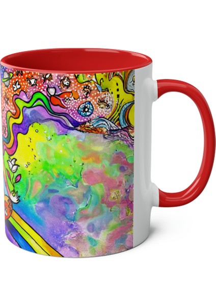 Yoga Temalı Baskılı Kupa fırsatları