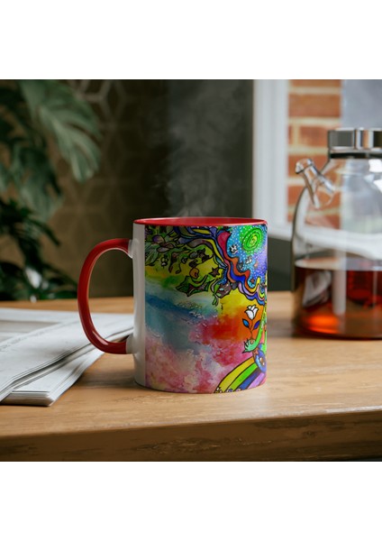 Yoga Temalı Baskılı Kupa indirimleri