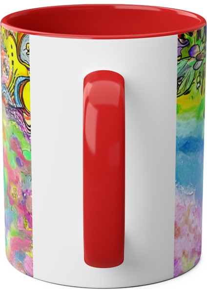 Yoga Temalı Baskılı Kupa