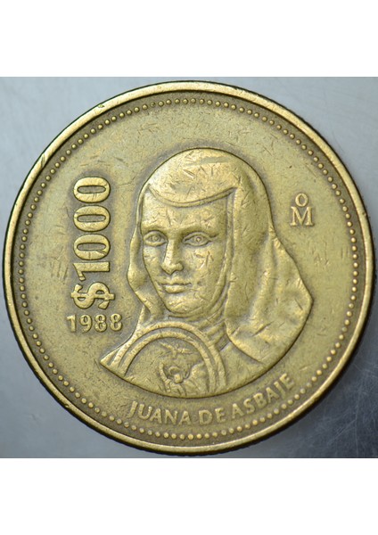 Meksika 1000 Peso 1988. fiyatları