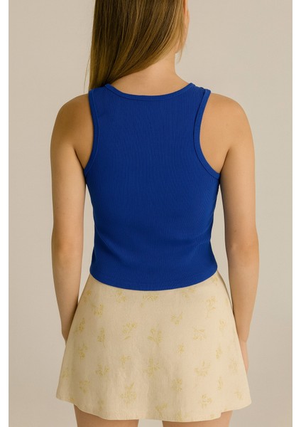 Fitilli Halter Yaka Kadın Crop Atlet fiyatları