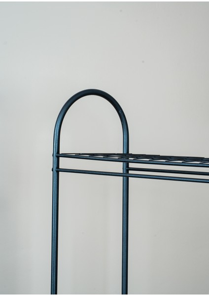 Elit 3 Siyah Metal Raflı Elbise Askısı Ayaklı Askılık Konfeksiyon Askılık fırsatları