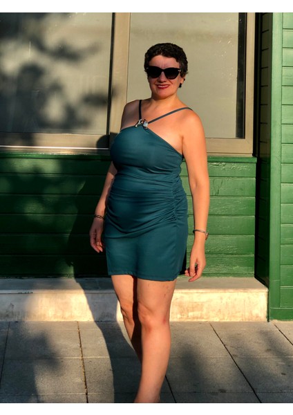 Drapeli Halter Mini Elbise fiyatları