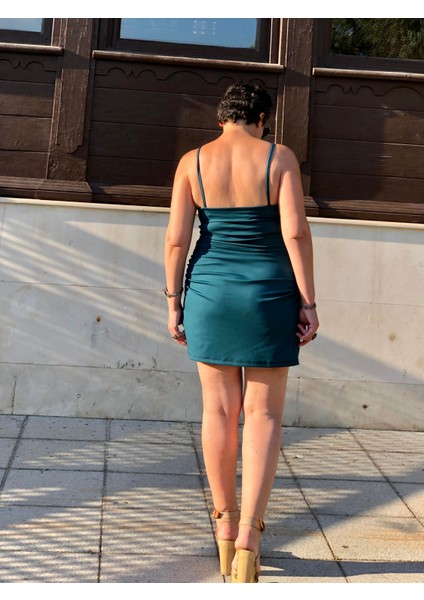 Drapeli Halter Mini Elbise indirimleri