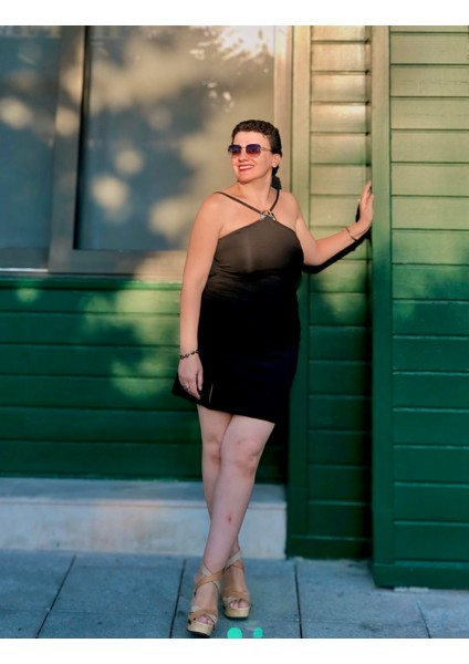 Drapeli Halter Mini Elbise fiyatları