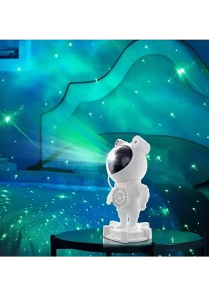 Bluetooth Hoparlör Astronot Gece Lambası 🌙🎶
