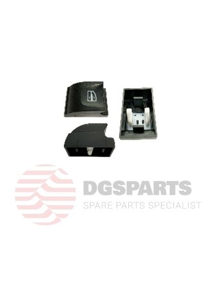 Dgs T-10406 - Cam Açma Düğmesi Ön Sağ Tekli Siyah Megane Iıı Laguna Iıı Fluence