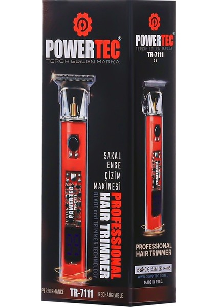 TR-7111 Sakal Ense Çizim Makinesi Şarjlı Sakal Makinesi modelleri