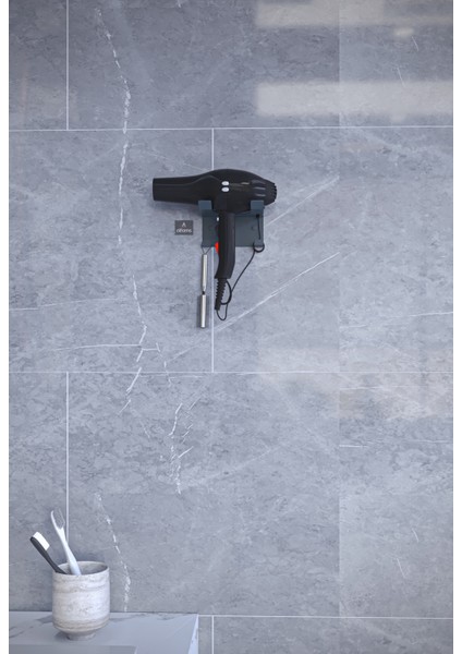 Modern 3’lü Set | Raflı Tuvalet Kağıtlığı, Havlu Askılığı, Rulo Kağıt Havlu Askılığı + Fön Makinesi Tutucu | Paslanmaz, Yüksek Taşıma Kapasiteli