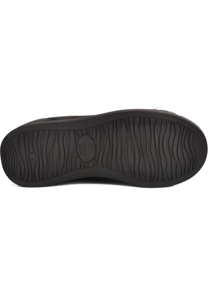 Siyah Nubuk Hakiki Deri Kadın Casual Ayakkabı indirimleri