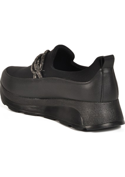 Siyah Bağcıksız Hafif Kadın Casual Ayakkabı fırsatları