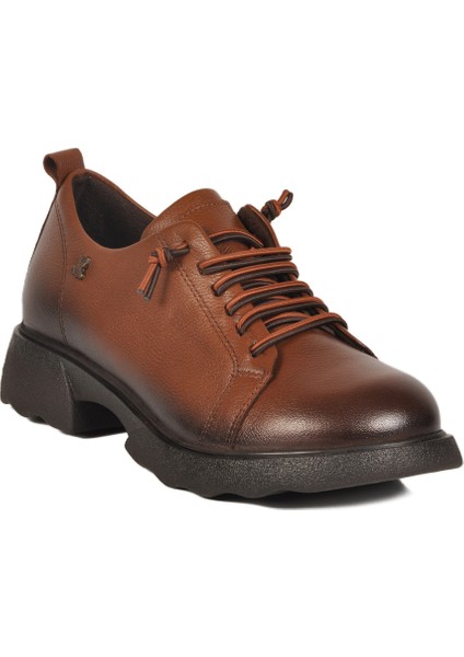 Taba Hakiki Deri Kadın Casual Ayakkabı modelleri