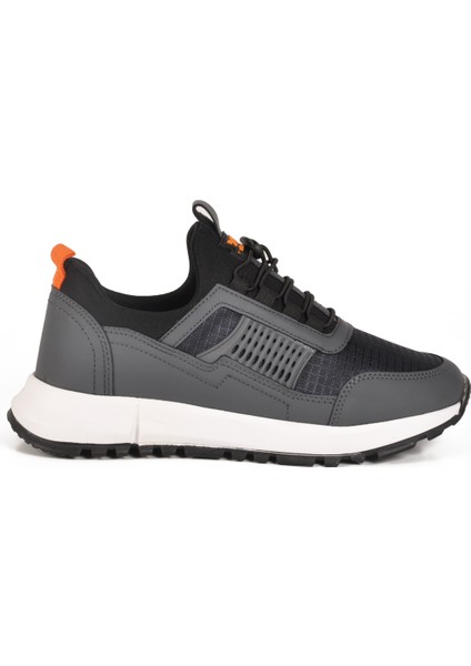 Füme Kilit Bağcıklı Unisex Spor Ayakkabı