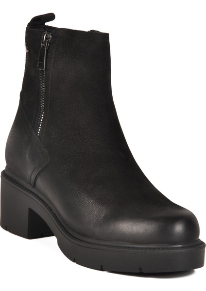 Siyah Nubuk Hakiki Deri Kadın Bot modelleri