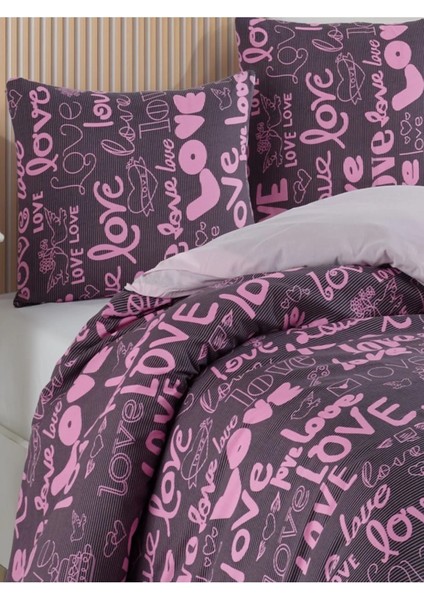 Uykulife Love Desen Çift Kişilik Nevresim Seti fiyatları