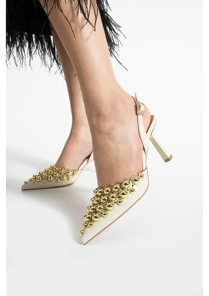 Bej Rugan Kadın Topuklu Ayakkabı fiyatları