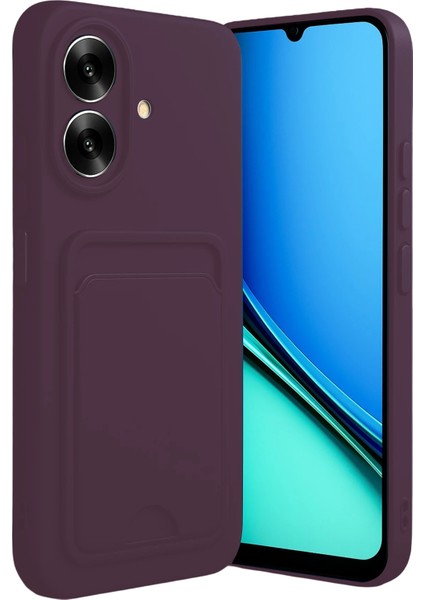 Realme Note 60 Kılıf Kartlıklı Soft Silikon Azn-Kelvin