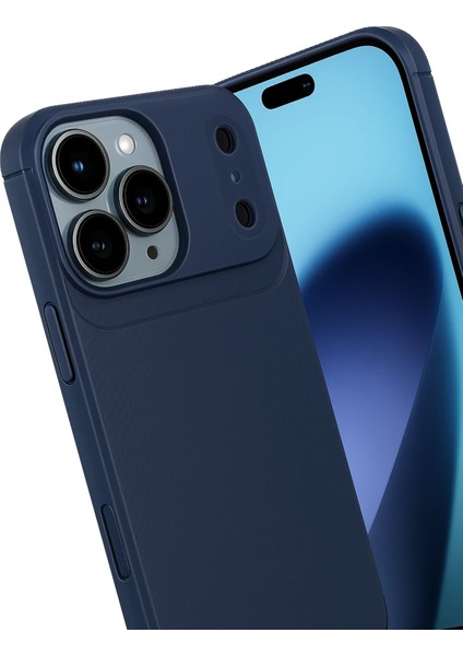 Apple iPhone 17 Pro Kılıf Karbon Görünümlü Silikon Azn-Carbon modelleri