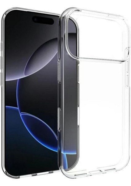 Apple iPhone 17 Pro Kılıf Şeffaf Ince Silikon Azn-Lüx
