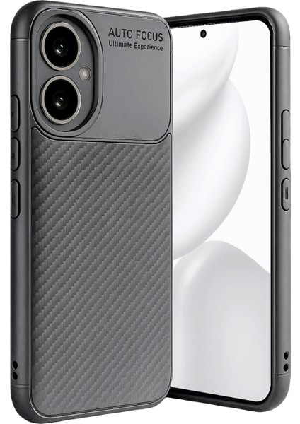 Honor 400 Kılıf Karbon Görünümlü Silikon Azn-Carbon