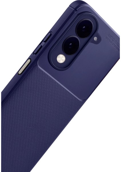 Vivo Y29S Kılıf Karbon Görünümlü Silikon Azn-Carbon modelleri