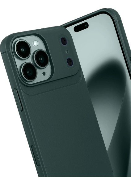 Apple iPhone 17 Pro Kılıf Karbon Görünümlü Silikon Azn-Carbon modelleri