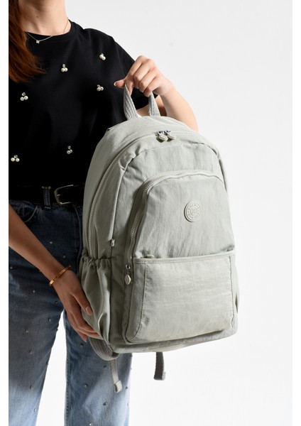 Bolsas Kadın Okul Sırt Çanta Açık Gri 1090