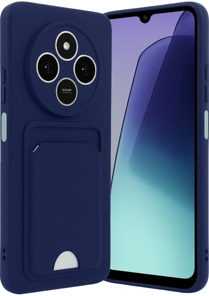 Xiaomi Redmi 14C Kılıf Kartlıklı Soft Silikon Azn-Kelvin