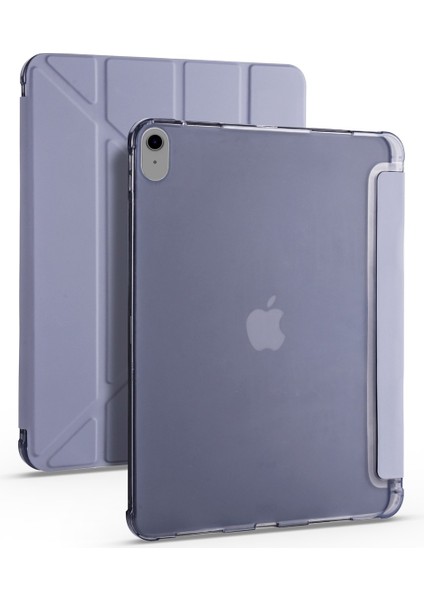 Apple iPad 10. Nesil 2022 10.9” / Apple 11. Nesil A16 2025 11” Uyumlu Kalem Bölmeli Uyku Modlu Akıllı Tri Folding Kılıf