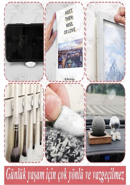 Hamur Yapıştırıcı Tack-It 50GR 1 Paket 65 Parça Macun Sakız Yapıştırıcı Takıt Çerçeve Afiş Duvar Iz Bırakmaz Sökülebilir indirimleri