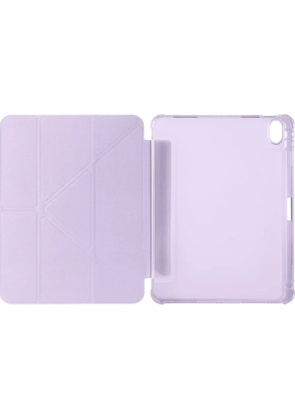 Apple iPad 10. Nesil 2022 10.9” / Apple 11. Nesil A16 2025 11” Uyumlu Kalem Bölmeli Uyku Modlu Akıllı Tri Folding Kılıf modelleri