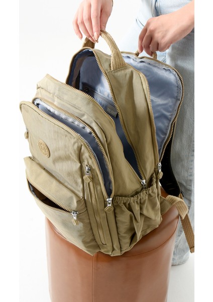 Bolsas Kadın Okul Sırt Çanta Vizon 1091 modelleri