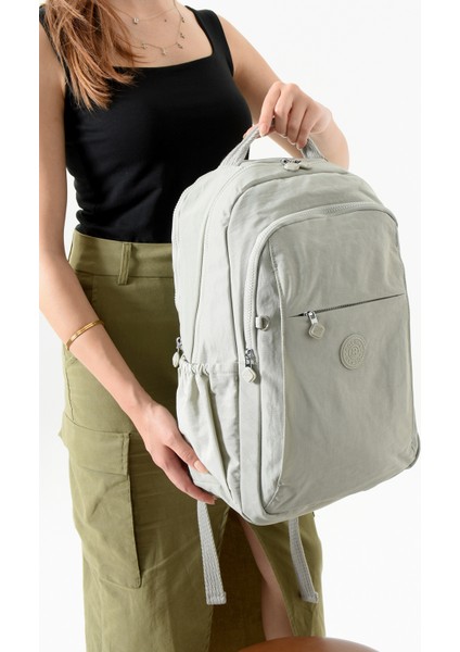 Bolsas Kadın Okul Sırt Çanta Açık Gri 1092