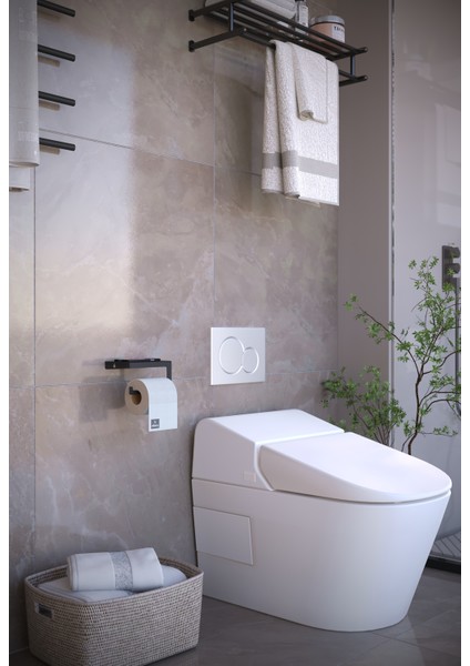 Modern 3’lü Set | Raflı Tuvalet Kağıtlığı, Havlu Askılığı ve Rulo Kağıt Havlu Askılığı | Paslanmaz Metal, Yüksek Taşıma Kapasiteli fiyatları