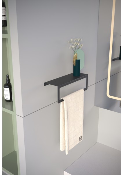 Modern 3’lü Set | Raflı Tuvalet Kağıtlığı, Havlu Askılığı ve Rulo Kağıt Havlu Askılığı | Paslanmaz Metal, Yüksek Taşıma Kapasiteli indirimleri